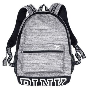 Victoria's Secret PINK Grey and Black Campus Backpack